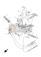 5VU253330000, Ressort,  Rappel, Yamaha, 1